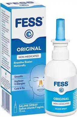 healthylife Fess Original Saline Nasal Spray 75ml offer