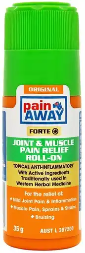 healthylife Pain Away Forte + Pain Relief Roll on 35g offer