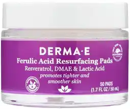 healthylife Derma E Firm and Lift Ferulic Acid Resurfacing Pads 50ml offer