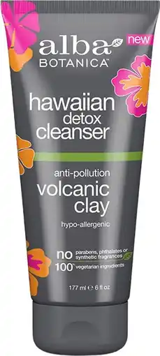 healthylife Alba Botanica Hawaiian Detox Facial Cleanser Volcanic Clay 177ml offer