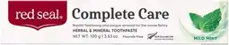 healthylife Red Seal Complete Care Mild Mint Toothpaste 100g offer