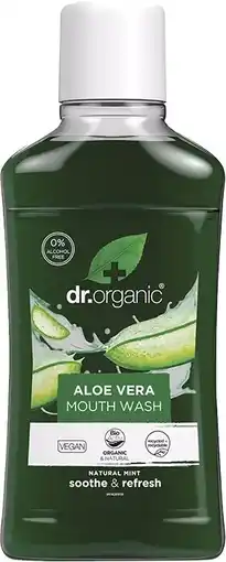healthylife Dr Organic Aloe Vera Mouthwash 500ml offer