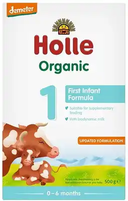 healthylife Holle Organic Cow Milk Infant Formula 1 with DHA 500g offer