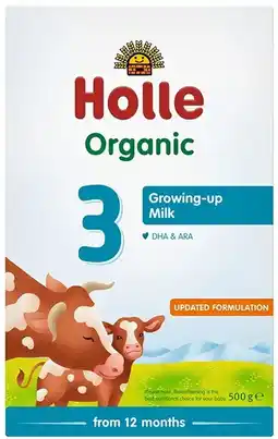 healthylife Holle Organic Cow Milk Toddler Formula 3 with DHA 500g offer