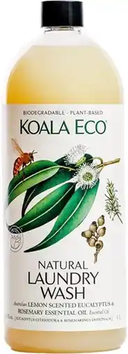 healthylife Koala Eco Laundry Wash Lemon Scented Eucalyptus & Rosemary 1L offer