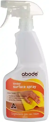 healthylife Abode Timber Surface Spray Atlas Cedar 500ml offer