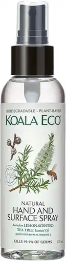 healthylife Koala Eco Natural Hand & Surface Spray Lemon-Scented Tea Tree 125ml offer