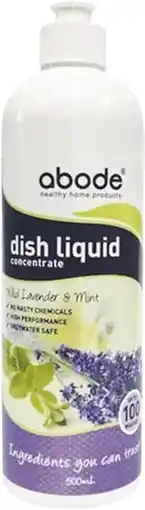 healthylife Abode Dishwashing Liquid Lavender & Mint 500ml offer