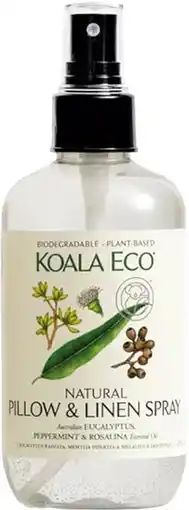 healthylife Koala Eco Pillow & Linen Spray Eucalyptus Peppermint & Rosalina 250ml offer