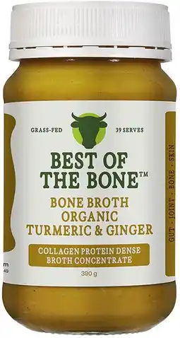 healthylife Best of the Bone Turmeric Ginger & Pepper Bone Broth Concentrate 390g offer