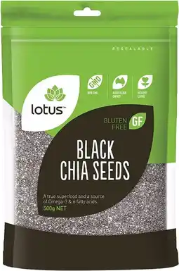 healthylife Lotus Black Chia Seeds 500g offer