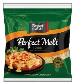 IGA Perfect Italiano Grated Cheese 450g Selected Varieties offer