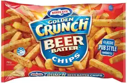IGA Birds Eye Golden Crunch Chips or Wedges 750g Selected Varieties offer