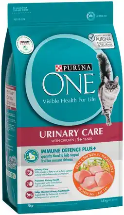 IGA Purina One Dry Cat Food 1.4‑1.5kg Selected Varieties offer