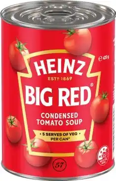 IGA Heinz Big Red Canned Condensed Tomato Soup 420g Selected Varieties offer