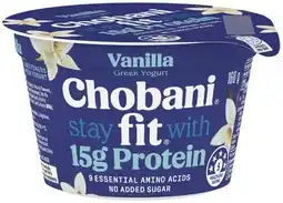IGA Chobani Fit Protein Greek Yogurt Pot 160g Selected Varieties offer