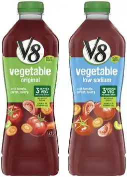 IGA V8 Fruit & Vegetable Juice 1.25 Litre Selected Varieties offer