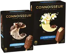 IGA Connoisseur Gourmet Ice Cream 4 Pack or Mini 6 Pack Selected Varieties offer
