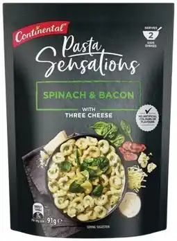 IGA Continental Pasta, Risotto or Rice Sensations 90‑115g Selected Varieties offer