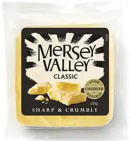 IGA Mersey Valley Vintage Cheddar Cheese 235g Selected Varieties offer