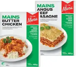 IGA On The Menu Frozen Meal 400g Selected Varieties offer