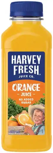 IGA Harvey Fresh Juice Orange 450mL Selected Varieties offer