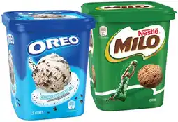 IGA Oreo or Nestlé Milo Ice Cream 1.2 Litre offer