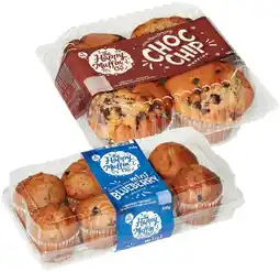 IGA Happy Muffin Co Muffins 4 Pack or Mini 8 Pack Selected Varieties offer
