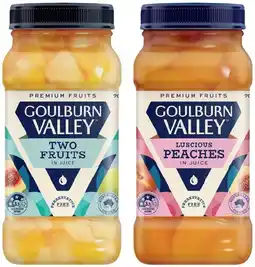 IGA Goulburn Valley Fruit in Juice 700g Selected Varieties offer