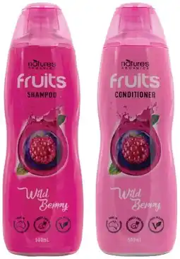 IGA Natures Organics Fruits Shampoo or Conditioner 500mL Selected Varieties offer