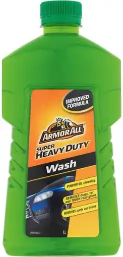 IGA Armor All Super Heavy Duty Car Wash or Ultra Shine Car Wash & Wax 1 Litre offer