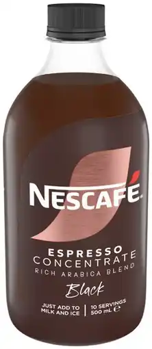 IGA Nescafé Espresso Concentrate 500mL or Flavoured Instant Coffee 95g Selected Varieties offer