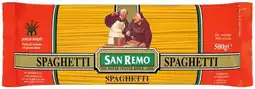 IGA San Remo Pasta 375‑500g Selected Varieties offer