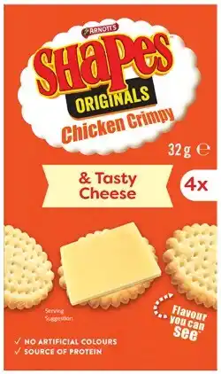 IGA Arnott’s Cheese & Crackers 31‑33g Selected Varieties offer