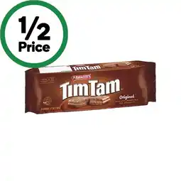 Woolworths Arnott’s Tim Tam Chocolate Biscuits 165-200g – Excludes Arnott’s Tim Tam Deluxe 175g offer