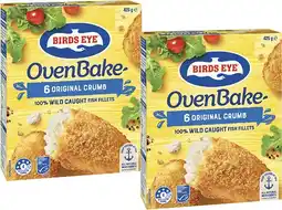 Coles Birds Eye Oven Bake Fish Fillets 425g offer