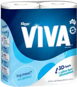 Coles Viva Paper Towel 2 Pack offer
