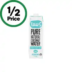 Woolworths Raw C Natural Coconut Water 1 Litre offer