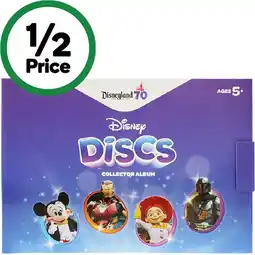 Woolworths Disney Discs Collector Album & Game Board† offer