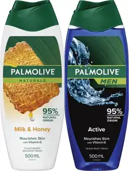 Coles Palmolive Body Wash 450mL-500mL offer