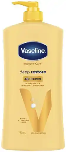 Coles Vaseline Body Lotion 750mL offer