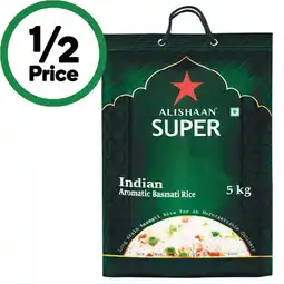 Woolworths Alishaan Super Basmati Rice 5 kg offer