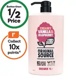 Woolworths Original Source Shower Gel 1 Litre offer