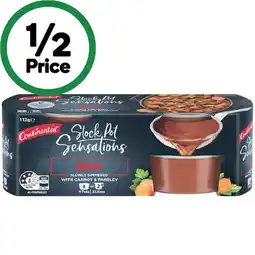 Woolworths Continental Stock Pot Sensations 112g Pk 4 offer