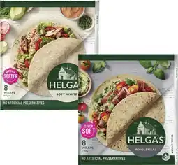 Coles Helga's Wraps 445g-508g offer