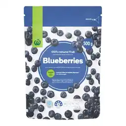 Woolworths Woolworths Frozen Blueberries 500g – From the Freezer offer