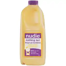 Woolworths Nudie Nothing But Tropical Brekkie 2 Litre offer