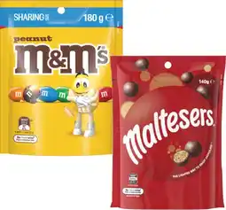Coles Mars M&Ms, Maltesers or Pods 120g-180g offer