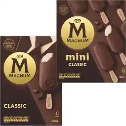 Woolworths Streets Magnum or Magnum Minis 360-428ml Pk 4-6 – From the Freezer offer