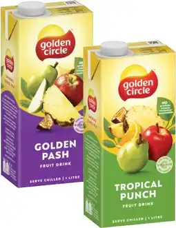 Coles Golden Circle Tetra Juice 1 Litre offer